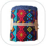 [B2B] - Mini couvertures plaids home déco - Modèle PLAIN 1 à 3 appliqués - Taille L [ZTBL-MP1J]