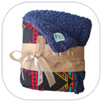 [B2C] – Mini-Wohndecken – Uni-Modell mit 1 bis 3 Applikationen – Größe L [ZTBL-MP1J]