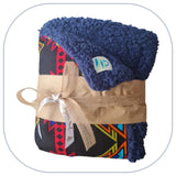 [B2B] - Mini couvertures plaids home déco - Modèle PLAIN 1 à 3 appliqués - Taille L [ZTBL-MP1J]