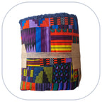 [B2C] - Mini throw blanket for home decor - PLAIN model with 1 to 3 appliqués - Size L [ZTBL-MP1H]