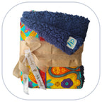 Z Tiny Blanket sherpa blanket "Baby Awakening - Orange"