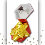 Bijoux - Bague argent rhodié et pierre fine - Modèle "GRENAT" [ B2C ].